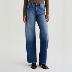 AG Jeans Adria Low Rise Wide Leg Jeans